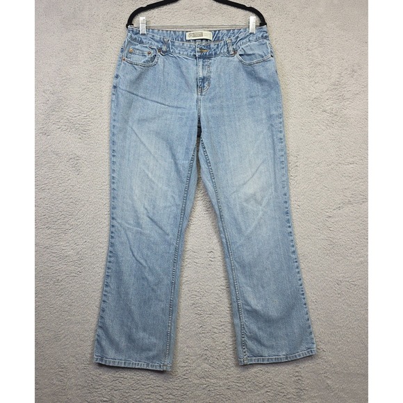 Route 66 Jeans Womens 14‎ Blue True Fit Bootcut Leg Mid Rise Light Wash Western - Picture 1 of 14
